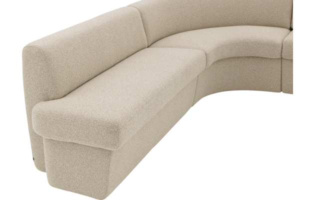 Goossens eetkamer hoeksalon florence beige stof - 8260604-goossens-florence-eetkamerstoel-stof-beige-06