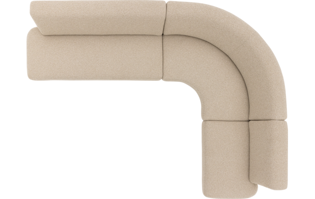 Goossens eetkamer hoeksalon florence beige stof - 8260604-goossens-florence-eetkamerstoel-stof-beige-07