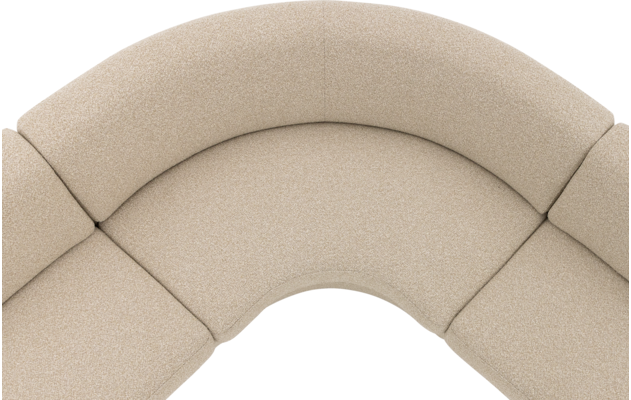 Goossens eetkamer hoeksalon florence beige stof - 8260604-goossens-florence-eetkamerstoel-stof-beige-08