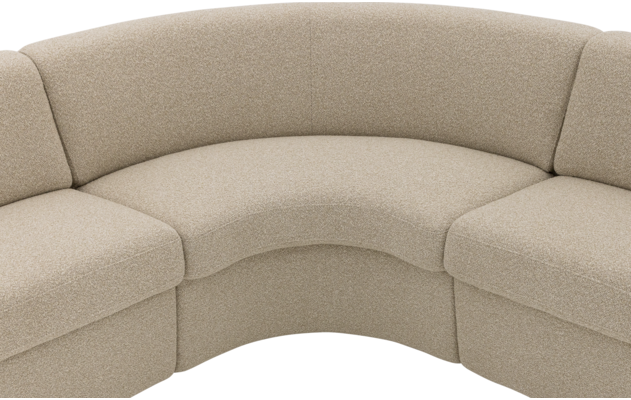 Goossens eetkamer hoeksalon florence beige stof - 8260604-goossens-florence-eetkamerstoel-stof-beige-09