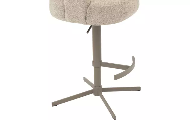 Goossens excellent barkruk roma beige stof - 8260655-goossens-excellent-roma-barstoel-stof-08