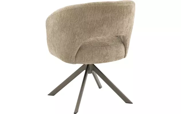 Goossens excellent eetkamerstoel ilse beige stof - 8260730-goossens-excellent-ilse-eetkamerstoel-stof-bruin-02