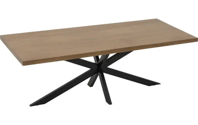 Goossens basic eettafel lecca bruin mango - 8260877-goossens-basic-lecce-eettafel-mango-bruin-17