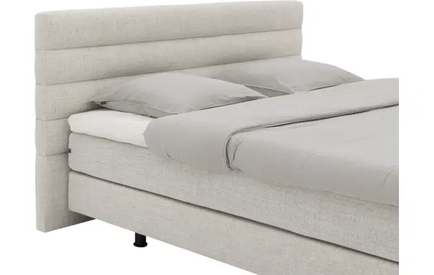 Goossens boxspring compleet quatro compleet beige stof - 8260894-goossens-quatro-boxspring-stof-04