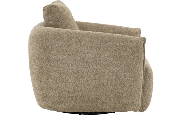 Goossens draaifauteuil fay bruin stof - 8261013-goossens-fay-fauteuil-stof-18