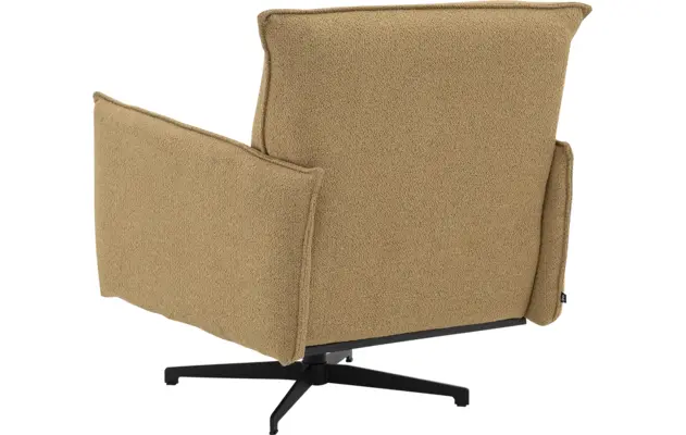 Goossens basic draaifauteuil lygo bruin stof - 8261072-goossens-basic-lygo-fauteuil-stof-16