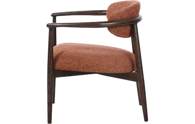 Goossens fauteuil diede rood stof - 8261147-goossens-diede-fauteuil-stof-05