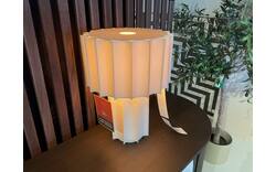 Goossens lamp ruffle hoorn wit stof - 0100909864_2026-07-27-17