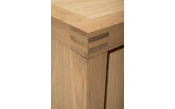 Goossens dressoir clear blank eiken - 8130799-01