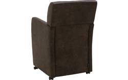 Goossens eetkamerstoel alex grijs microvezel - 8160951-032