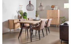 Goossens dressoir bjarte wit eiken - 8170333-01