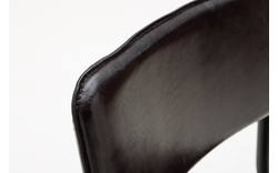 Goossens barkruk chaplin grijs leer - 8170399-01