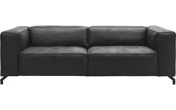 Goossens zitbank calvin grijs micro leer - 8171143-634-01
