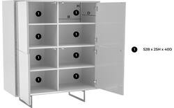 Goossens basic opbergkast vienna bruin mdf - 8171316-01