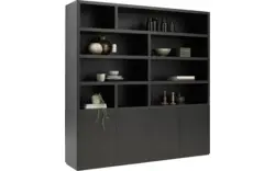 Goossens buffetkast barcelona zwart eiken - 8171447-01