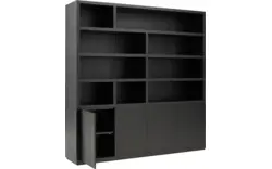 Goossens buffetkast barcelona zwart eiken - 8171447-01
