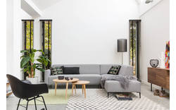 Goossens hoeksalon key west grijs stof - 8190585-361-01