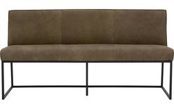 Goossens excellent eetbank tom groen leer - 8180199-02