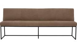 Goossens excellent eetbank tom bruin leer - 8180201-02