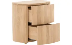 Goossens excellent nachtkastje donna onbewerkt eiken - 8180703-02