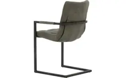 Goossens eetkamerstoel steven groen microvezel - 8180732-02