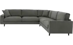 Goossens hoeksalon jonas grijs stof - 8181093-1456-10