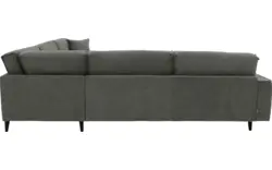Goossens hoeksalon jonas grijs stof - 8181093-1456-10
