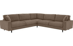 Goossens hoeksalon jonas grijs stof - 8181093-1458-02