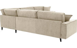 Goossens hoeksalon jonas beige stof - 8181093-1459-10