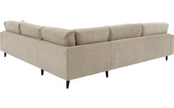 Goossens hoeksalon jonas beige stof - 8181093-1459-10