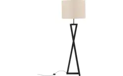 Goossens excellent vloerlamp marina zwart metaal - 8181135-01