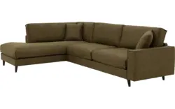 Goossens hoeksalon jonas groen micro leer - 8181162-01