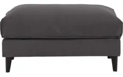 Goossens voetenbank jonas grijs stof - 8181163-1456-01