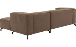 Goossens loungebank calvin bruin micro leer - 8181170-627-01