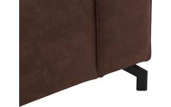 Goossens loungebank calvin bruin micro leer - 8181170-631-01-gespiegeld