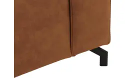 Goossens loungebank calvin bruin micro leer - 8181170-633-01-gespiegeld