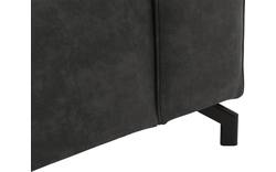 Goossens loungebank calvin grijs micro leer - 8181170-635-01-gespiegeld