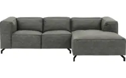 Goossens loungebank calvin grijs micro leer - 8181170-636-01