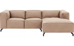 Goossens loungebank calvin beige micro leer - 8181170-637-01
