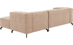 Goossens loungebank calvin beige micro leer - 8181170-637-01