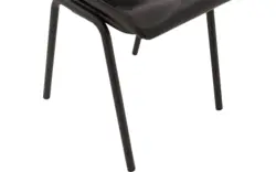 Goossens eetkamerstoel chaplin grijs leer - 8181215-01
