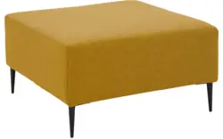 Goossens voetenbank key west geel stof - 8181224-372-01