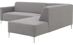 Goossens hoeksalon key west grijs stof - 8181225-01