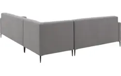 Goossens hoeksalon key west grijs stof - 8181524-01