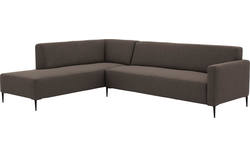 Goossens hoeksalon key west bruin stof - 8181529-370-02-gespiegeld