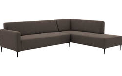Goossens hoeksalon key west bruin stof - 8181529-370-01