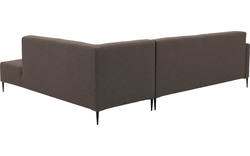 Goossens hoeksalon key west bruin stof - 8181529-370-01