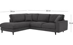 Goossens hoeksalon jonas grijs stof - 8181633-1456-01-gespiegeld