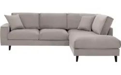 Goossens hoeksalon jonas beige stof - 8181633-1459-01