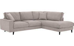 Goossens hoeksalon jonas beige stof - 8181633-1459-04